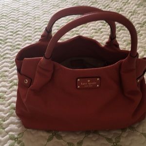 Kate spade bag, beautiful coral color.
